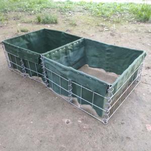 China Hexagonal Hesco Barrier Defensive Wall For Sand And Flood 50mm*50mm wholesale