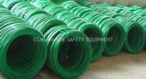 China wholesale price 18*7+IWS black pvc coated wire rope wholesale