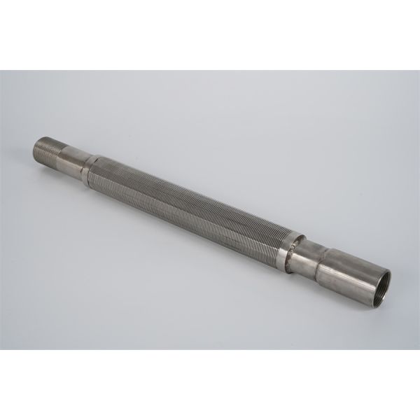 Stainless Steel Wedge Wire Water Well Screen Pipe With 0.5mm Slot