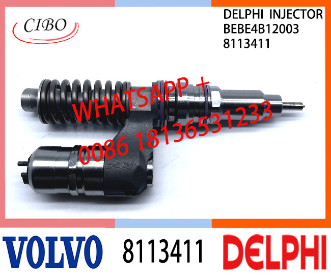 VOL 8113411 BEBE4B12003 Fuel engine Diesel Injector 8113411 BEBE4B12003 A3 for VOL D12 3039 US 465 SPEC 345-385 HP