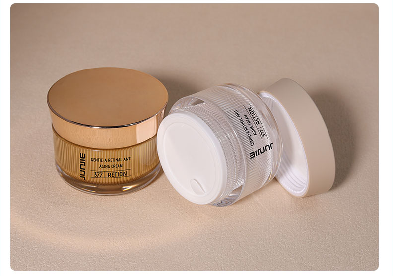 Printing Handling UV Printing 50ml Double Wall Acrylic Plastic Jar for Body Scrub Cream