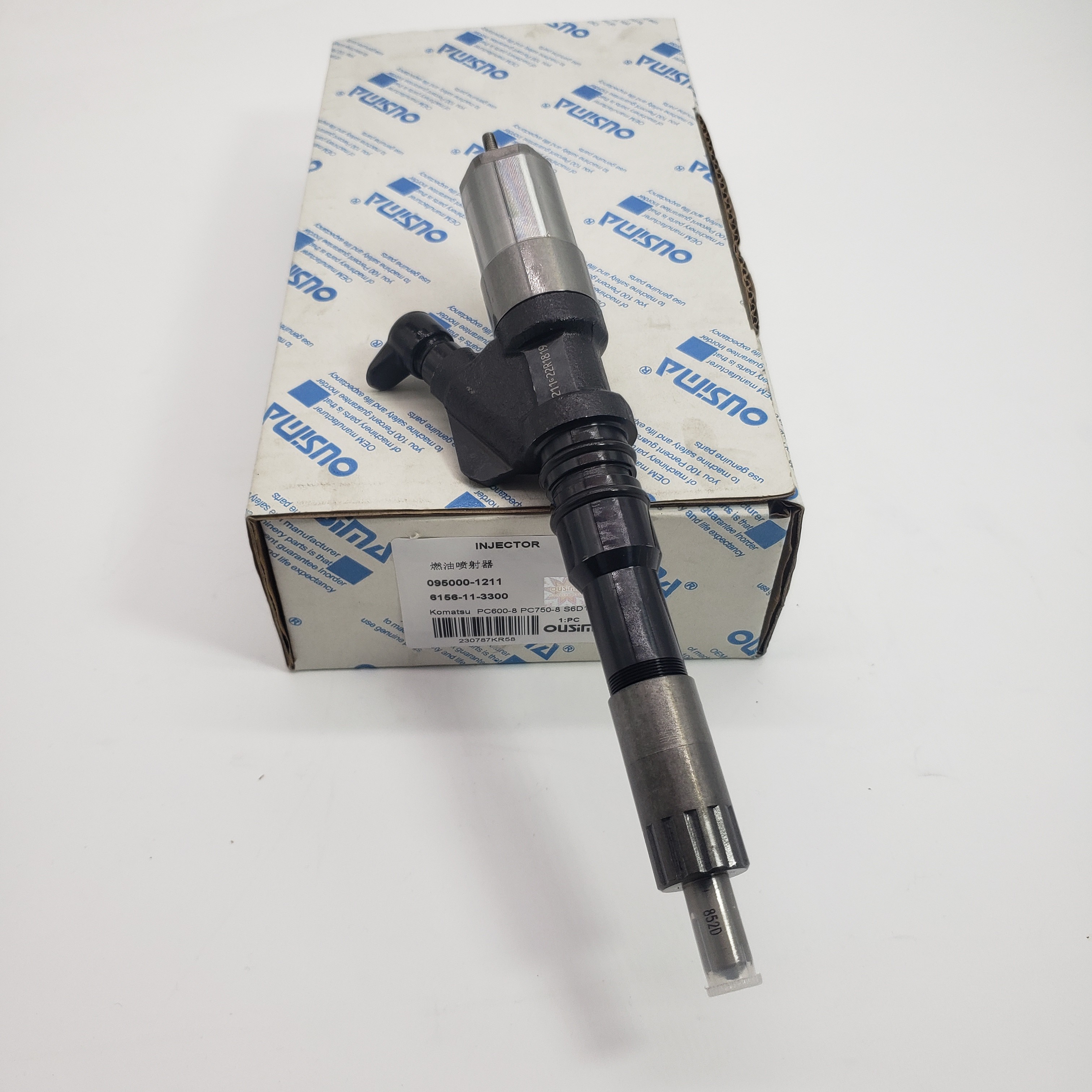 Diesel Fuel Injector 095000-1211/6156-11-3300 Suit for Komatsu PC600-8 PC750-8 S6D125