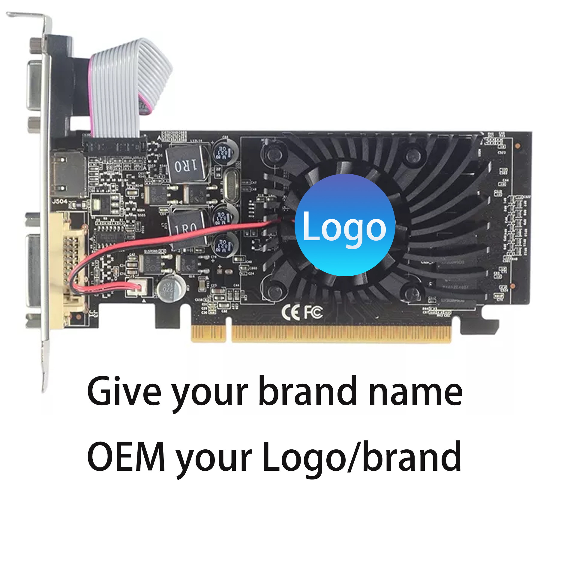 GT 210 1gb 64bit GDDR3 Gaming Video Card 2560x1600 Single Fan VGA Interface