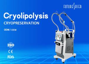 China Body Slimming Cryolipolysis Slimming Machine Frozen Cavitation RF Handle Vacuum wholesale