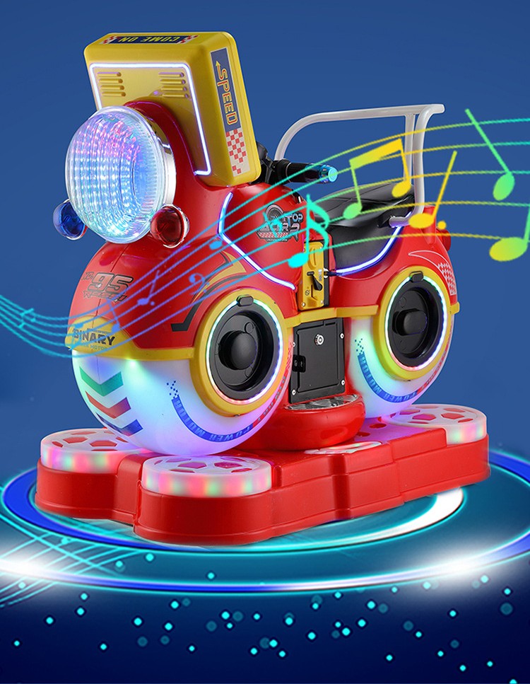 Plug Type US PLUG Custom Kiddy Ride Machine Kids Motorcycle Game Machine 85*51*96cm
