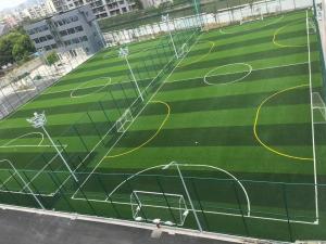 China PE Natural Looking Football Ground Artificial Grass 50mm wholesale