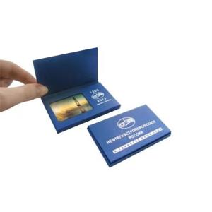 China 7 Inches LCD Video Business Cards Full Color Double Sided Printing wholesale