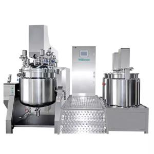 China Multipurpose Vacuum Emulsifying Mixer , 65RPM Cosmetic Cream Mixing Machine wholesale