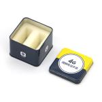 Wholesale Square Tin Boxes Printed Metal Tins with Lids Vintage Tin Food