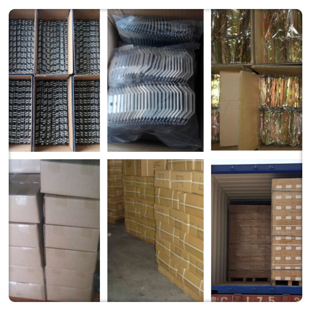 Customized Packing 125x100mm Joggle Joint Box Gutter Fascia Bracket with Carbon Steel