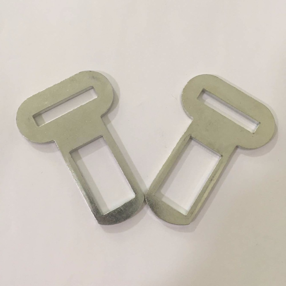 Safety Metal Car Spring Seat Belt Buckle Car Vehicle Seat Belt Harness Car Clip Belt Buckles