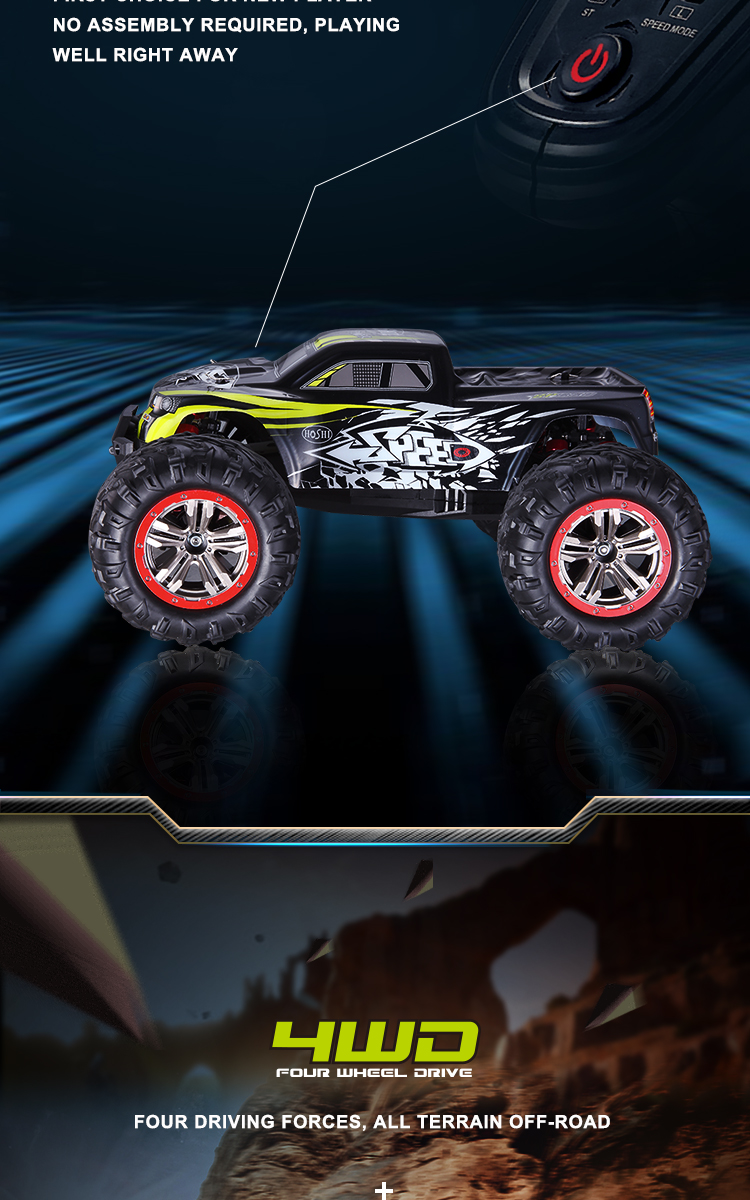 N516 2.4G 1/10 Scale Remote Control RC Car Off Road Radio Controlled Cars 80M