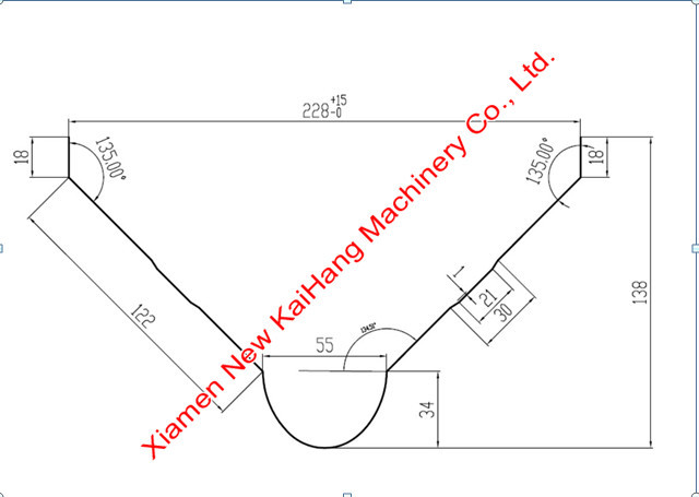 Durable Metal Roof Ridge Cap Roll Forming Machine / Bottle Cap Making Machine