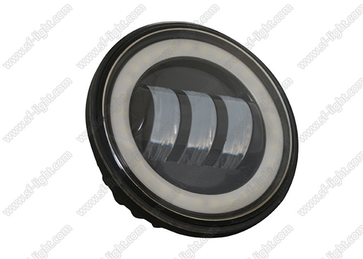 4.5 Inch Round LED Driving Lights , IP68 Motorcycle Fog Lights Kit For Harley
