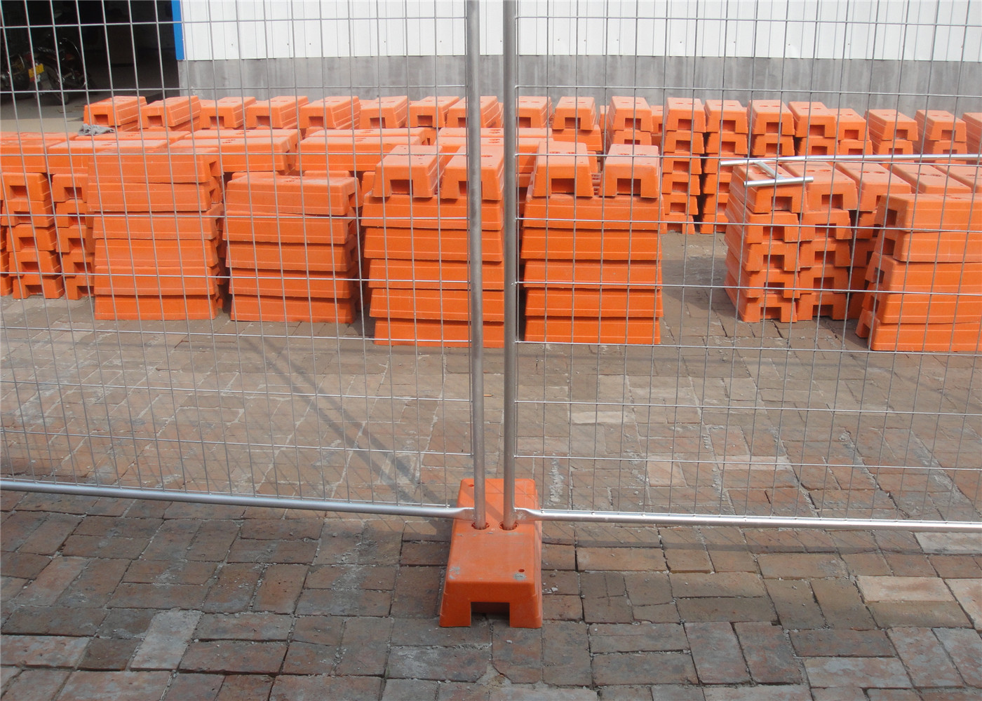 Zinc Coated Lightweight Temporary Fencing For Building Sites 2100mmx2400mm