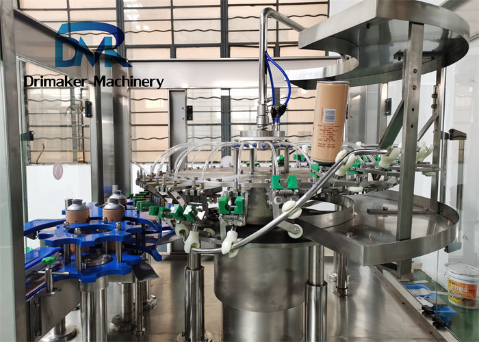 Automatic Empty Can Rinsing Machine Stainless Steel Structure
