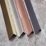 Polished Finishes Black Stainless Steel Angle U Shape Trim 201 304 316