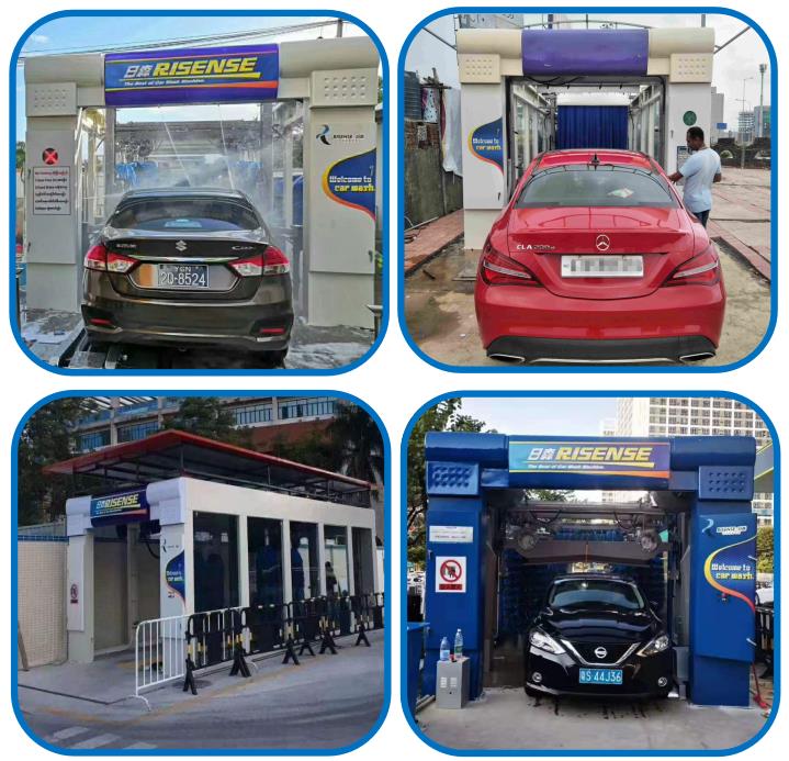 Support OEM -Chic Design Style Automatic Car Wash Machine for North/South America