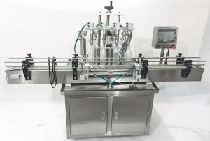 China Fully Automatic Liquid And Pasty Filling Machine Pneumatic Press 500W Power wholesale