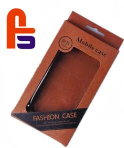 China Compact Size Premium Kraft Paper Packing Box Cardboard Box With Clear Window wholesale