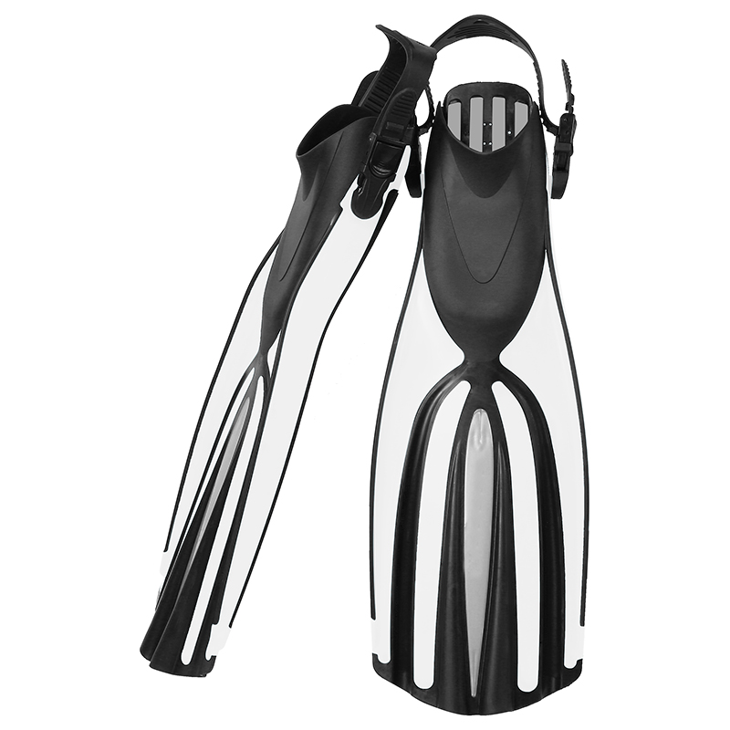 Commercial Long Black Jet Scuba Diving Fins Freediving Spearfishing Customized