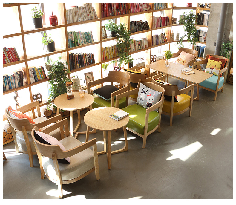 Shop Arm Chair Booth Design for Coffee Cofee Table