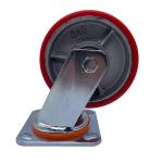 4 Inch Cast Iron PU Tread Swivel Caster
