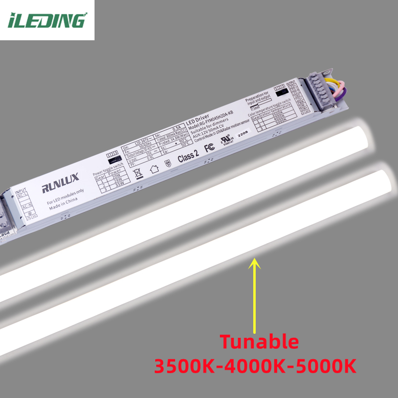 PC Material Led Linear Retrofit Kit Magnetic Mount Led Light 140Lm/W 2FT 25W 20W 15W