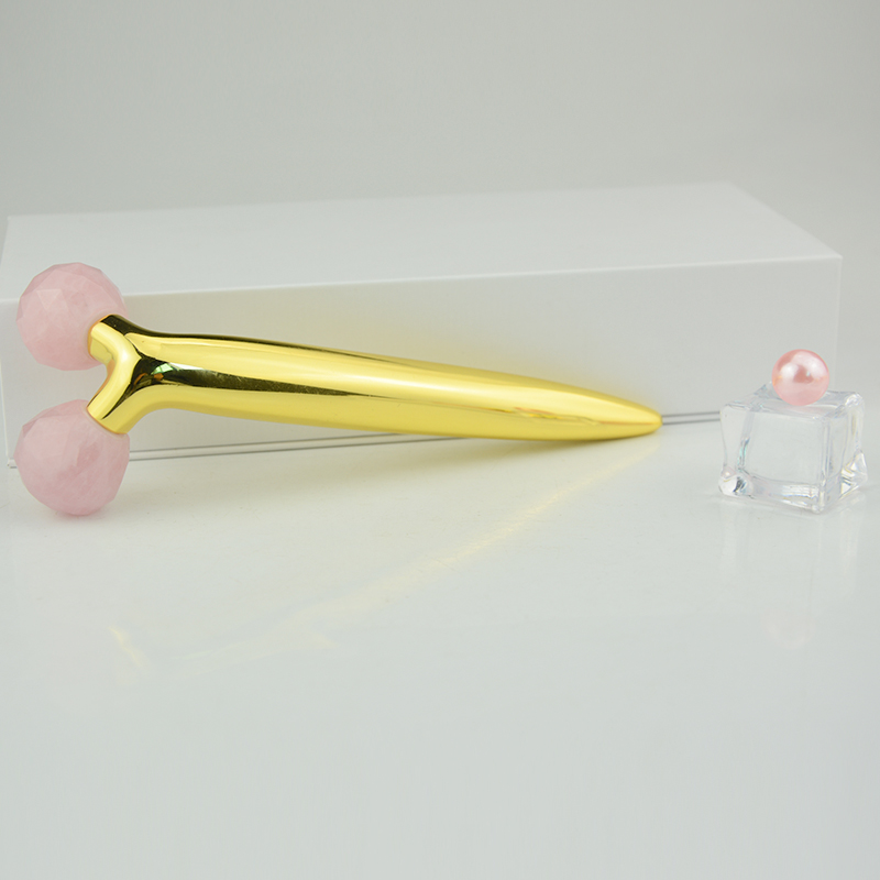 47mm*160mm 3d V Shape Anti Aging Jade Roller For Forehead Wrinkles