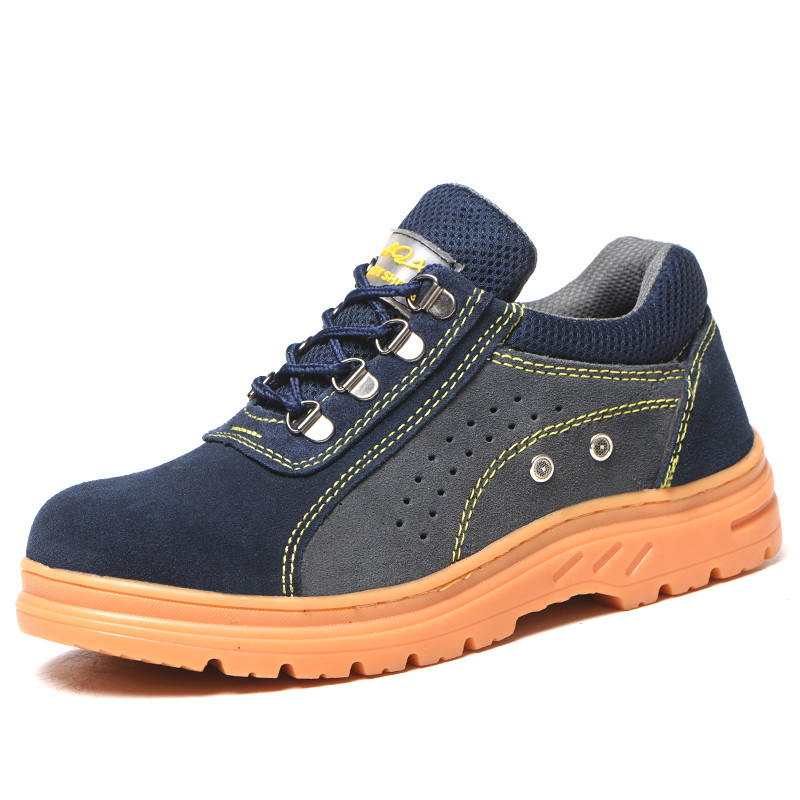 Gaomi Shengjie Men's Low top Work Shoes Anti Puncture Industrial Construction Anti Slip Safety Shoes