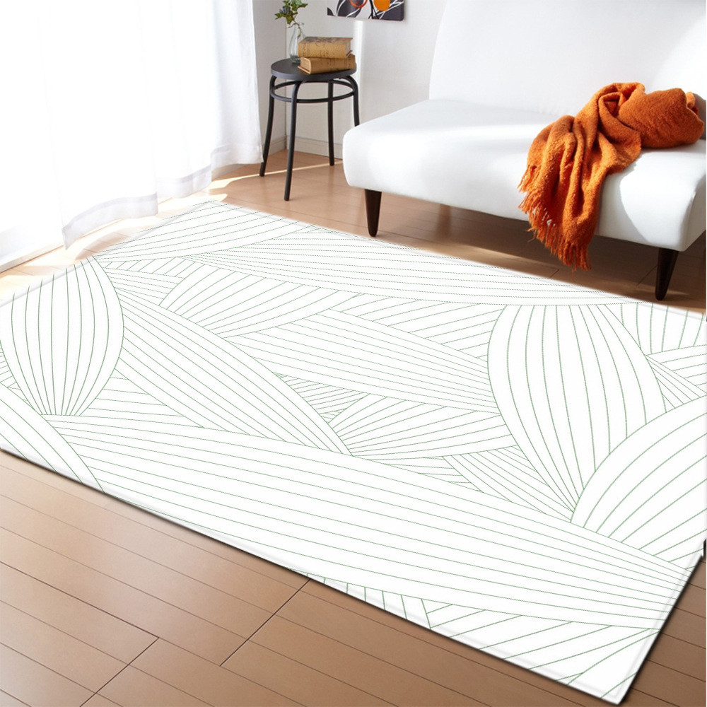 Flower Texture New Cartoon Large Carpet Source Wholesale Feather ins Style Bedroom Floor Mats
