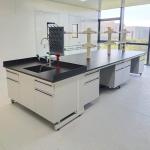 High School Metal Laboratory Furniture Steel Lab Bench Science Lab Furniture