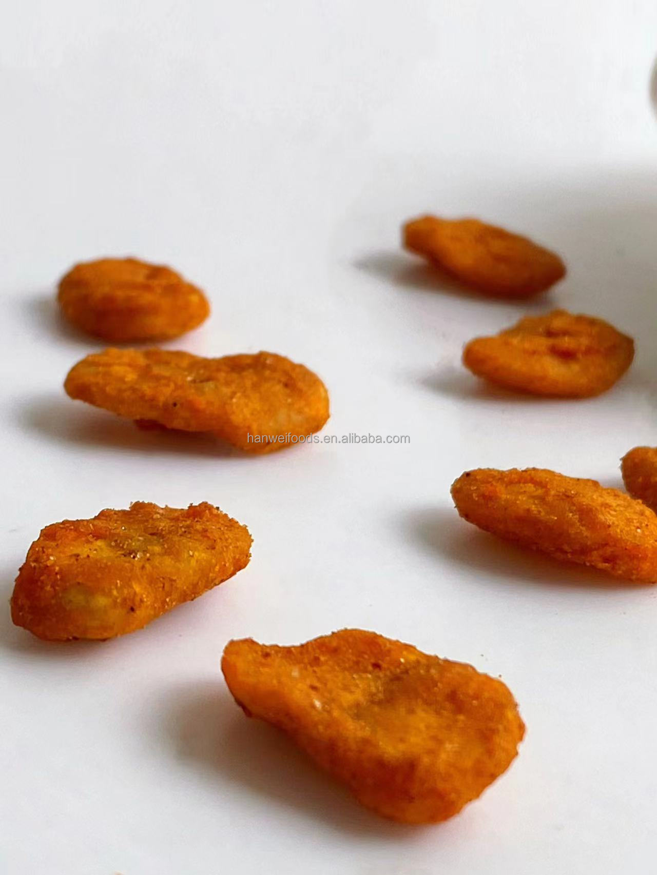 Spicy Flavor Fava Bean Snack Chili Coated Broad Bean Chips 5kg