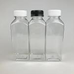 Wholesale Food Grade 100ml Square Transparent PET Plastic bottles