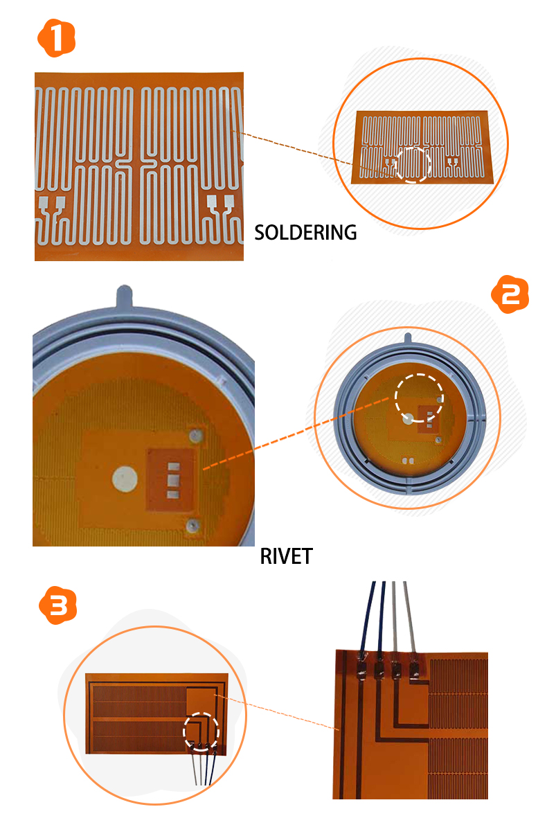 Solvent Resistant 380V 240V 220V 110V Tape Polyimide Film Heater