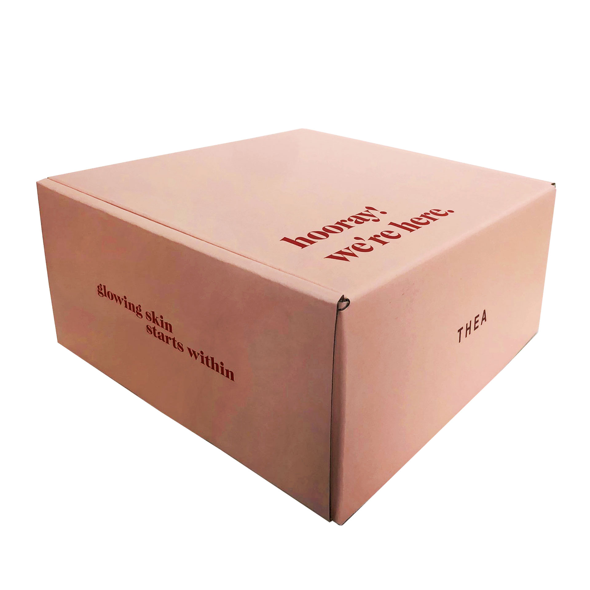 Corrugated Board Paper Mailer Box For Skin Care Clothing Shoes Packaging
