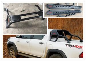 China Toyota Hilux Revo 2016 TRD Style Steel Side Step Bars And Steel Roll Cage wholesale
