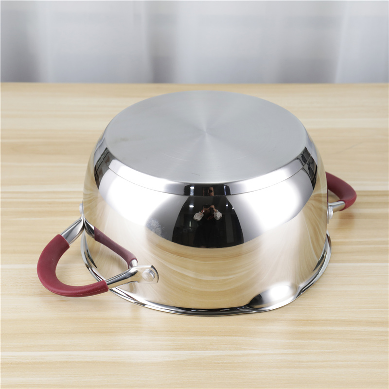 5pcs Non Stick Cookware Set Kitchenware Stainless Steel Cooking Pot OEM