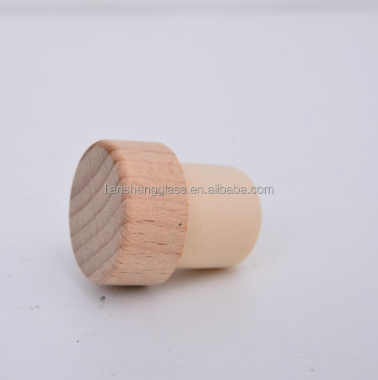Wood Synthetic Wine Cork T Plug Cork Lid For Sealing Glass Bottles