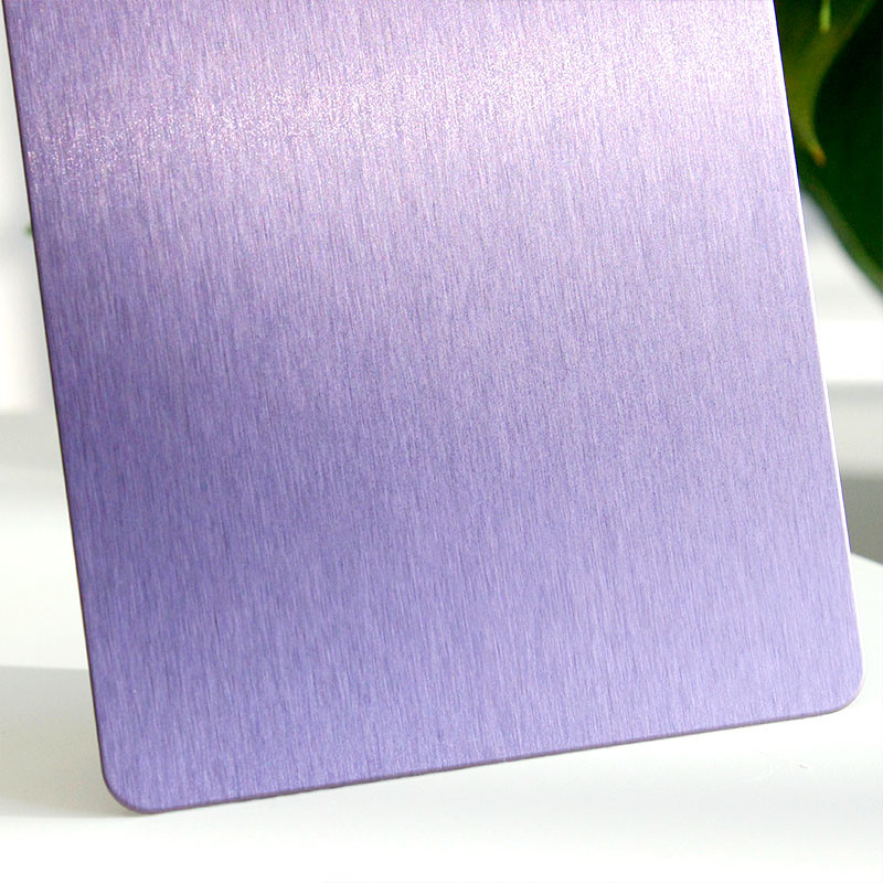 JIS Brushed Stainless Steel Sheet 0.8mm Thick For Wall Decorative