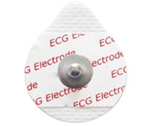 China Non Woven Adult Oval Buttons Safety ECG Chest Electrode wholesale