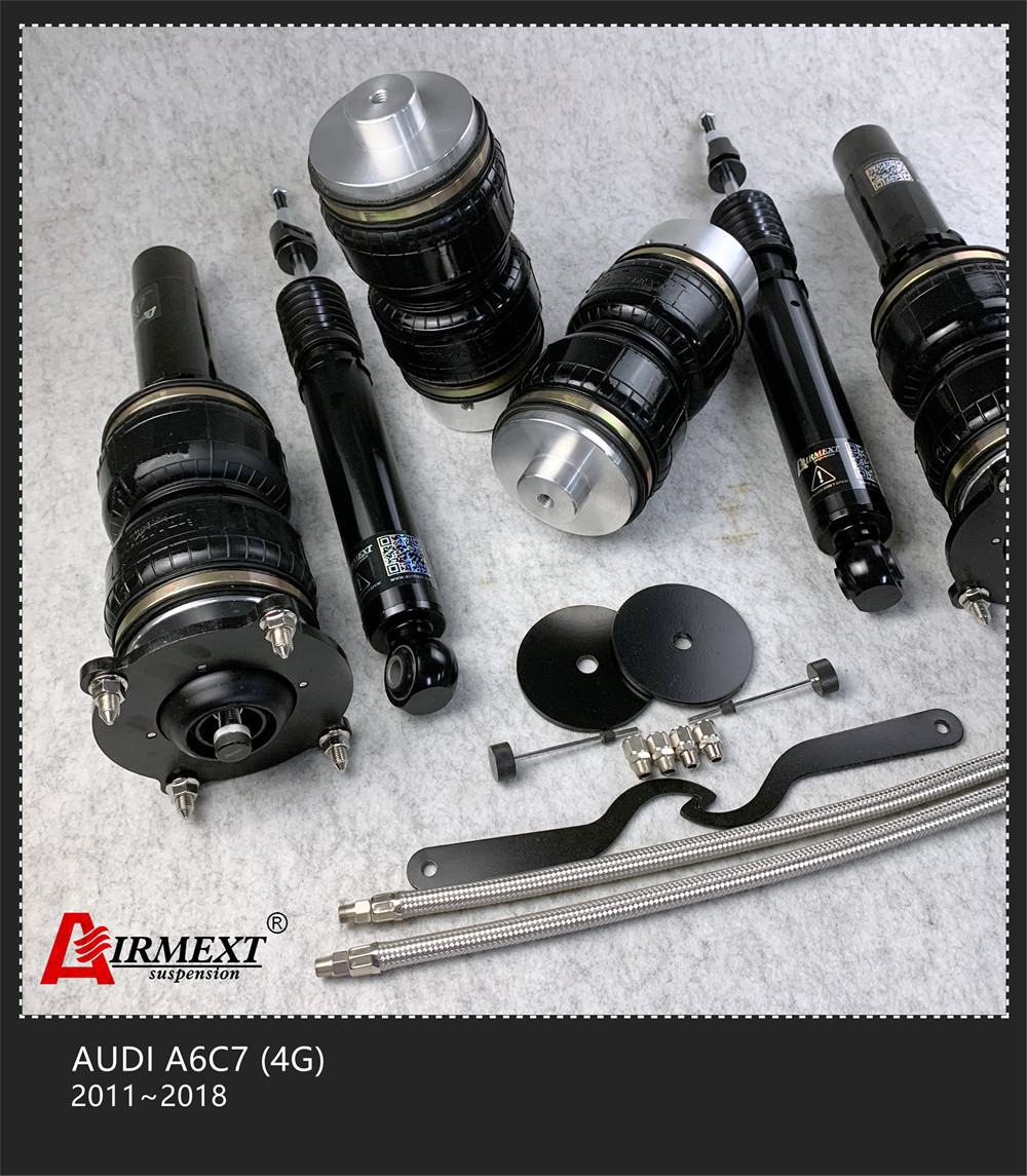 AIRMEXT Air Suspension Shock Absorber System For AUDI A6 C7 2011-2018