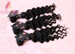 100 Human Hair Weaving Hair , Loose Wave Human Hair Extension 9A Grade