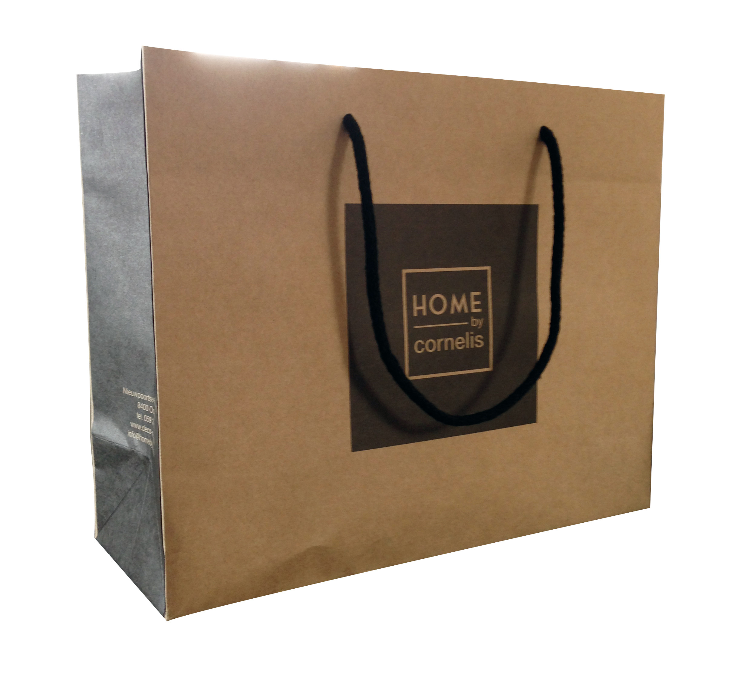 Custom Design Printed Shopping Kraft paper bag