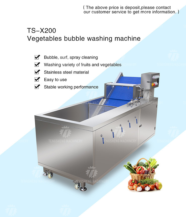 Canteens Turbidity Reduce Fruit And Vegetable Washing Machine Sediment Discharge