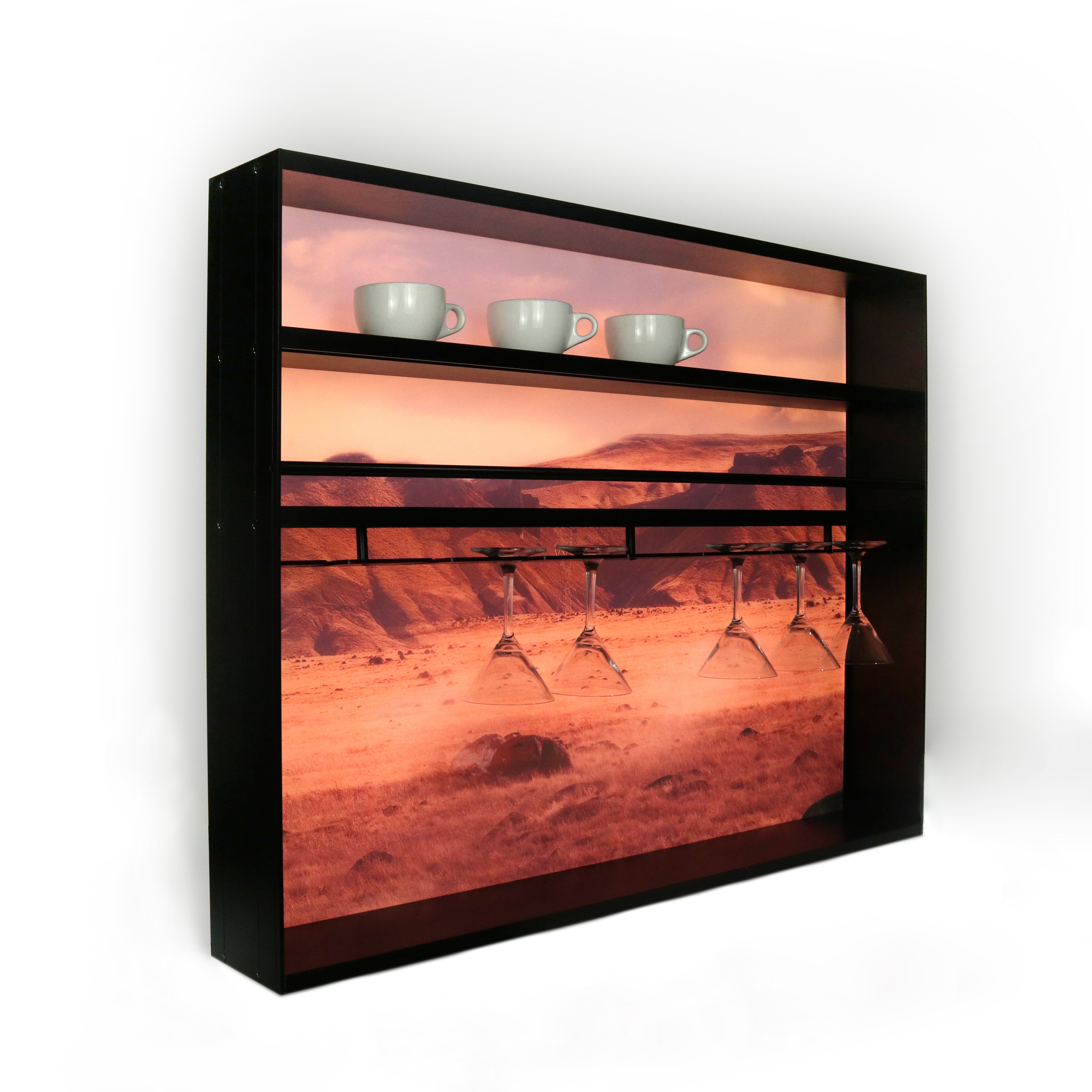 ODM Multifunction Aluminum Kitchen Display Racks