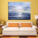 Modern Wall Art Paintings , Seascape Oil Paintings Non - Toxic For House