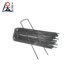 China Garden Turf Sod Staples Steel Galvanized Steel U-Type Nail wholesale