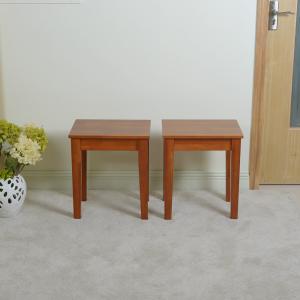 China NC Paint Mahogany Solid Wood Stool wholesale