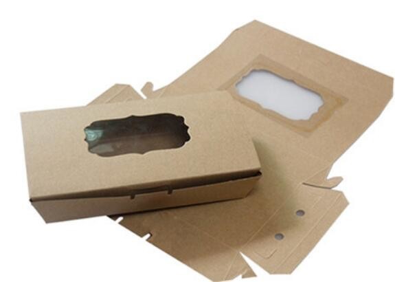 Brown Kraft Paper Takeout Lunch Containers Box,Eco friendly food grade disposable kraft paper lunch box bagease package